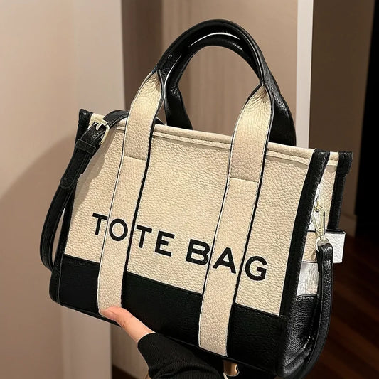 New 2025 women's tote bag, versatile single-shoulder bag, high-end crossbody bag, large capacity