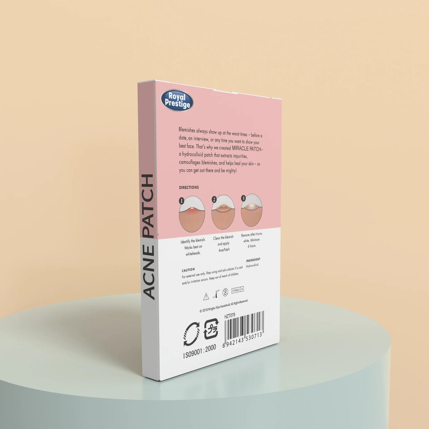 Invisible Hydrocolloid Acne Patches – 72 to 720 PCS