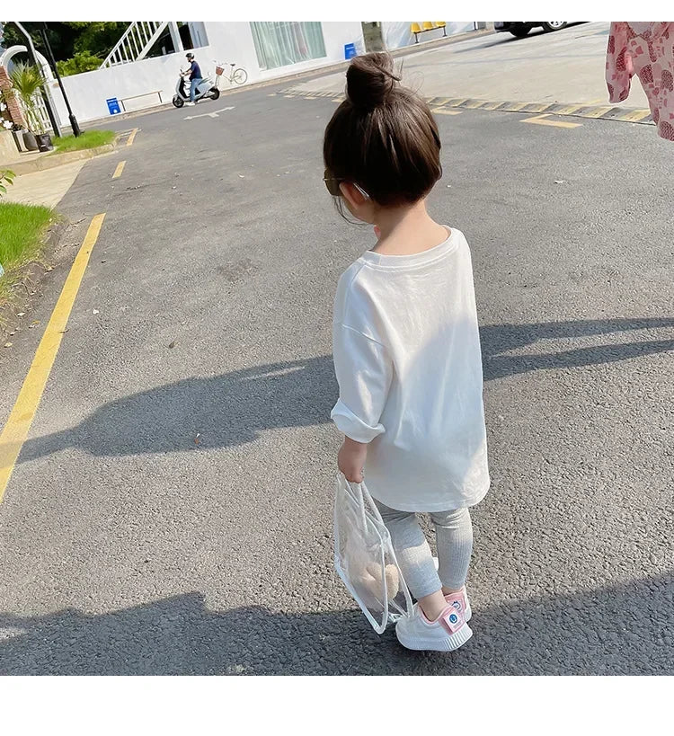 Autumn Children's Fashionable Sports Set Baby Girl Sweater