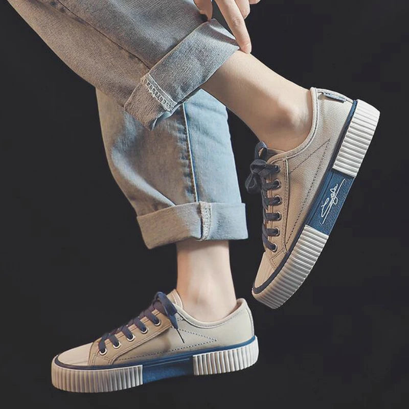 Women Canvas Shoes Fashion Sneakers Unisex New Casual Vulcanize Shoes Woman Fashion Loafers High Quality 3 Times Vulcanization