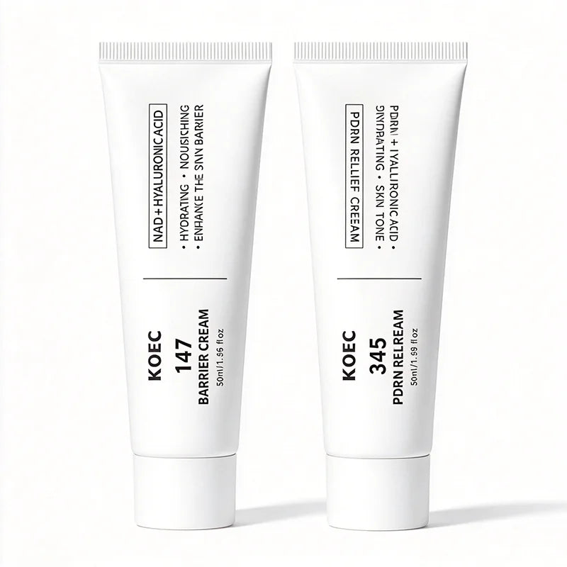 NAD+ PDRN Face Repair Cream 50g Centella Hyaluronic Acid Deeply Hydrating Nourishing Relieve Dryness Redness Daily Facial Care
