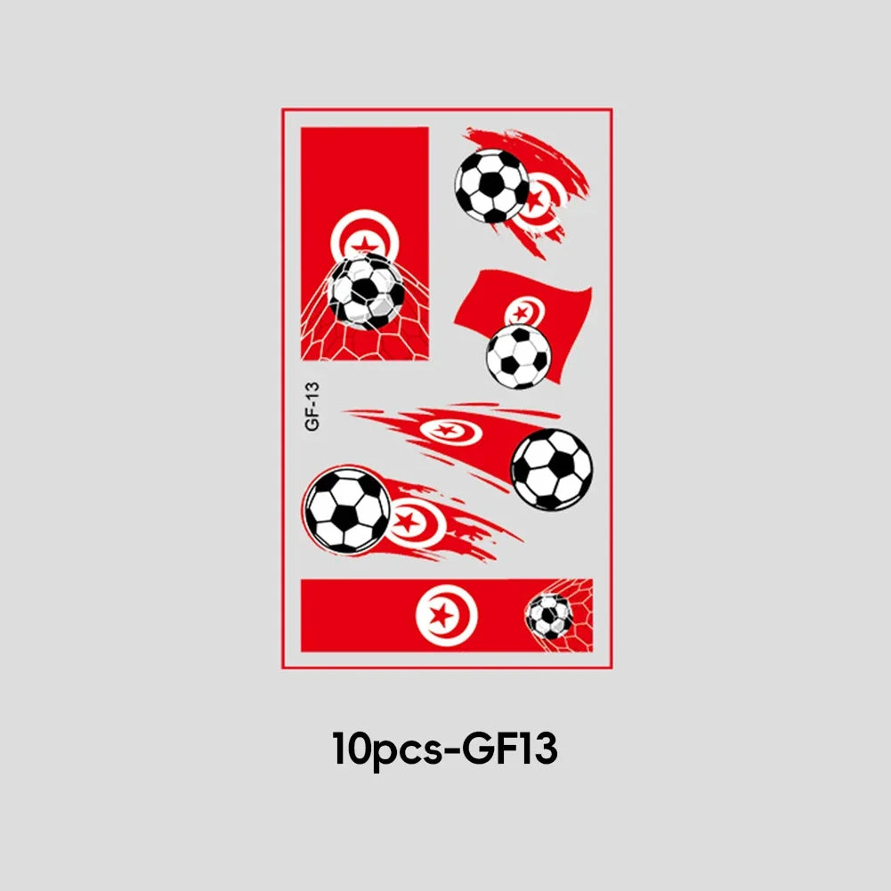 2026 Football Fan National Flag Face Stickers - ملصقات وجه بأعلام الدول لمشجعي كرة القدم 2026