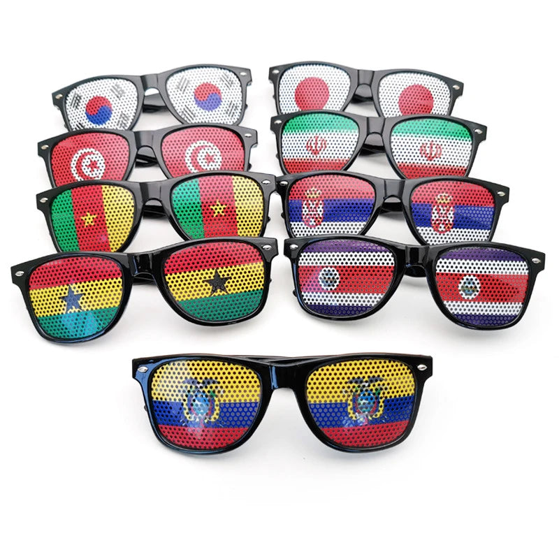 42 Countries Flag Fashion Sunglasses- نظارات شمسية بتصميم أعلام الدول