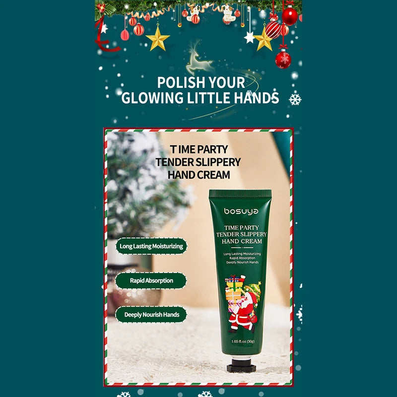 Vitamin E Avocado Moisturizing Hand Cream Christmas Hand Cream Sachet Set Hydrate Non‑greasy For Dry Skin Holiday Gift