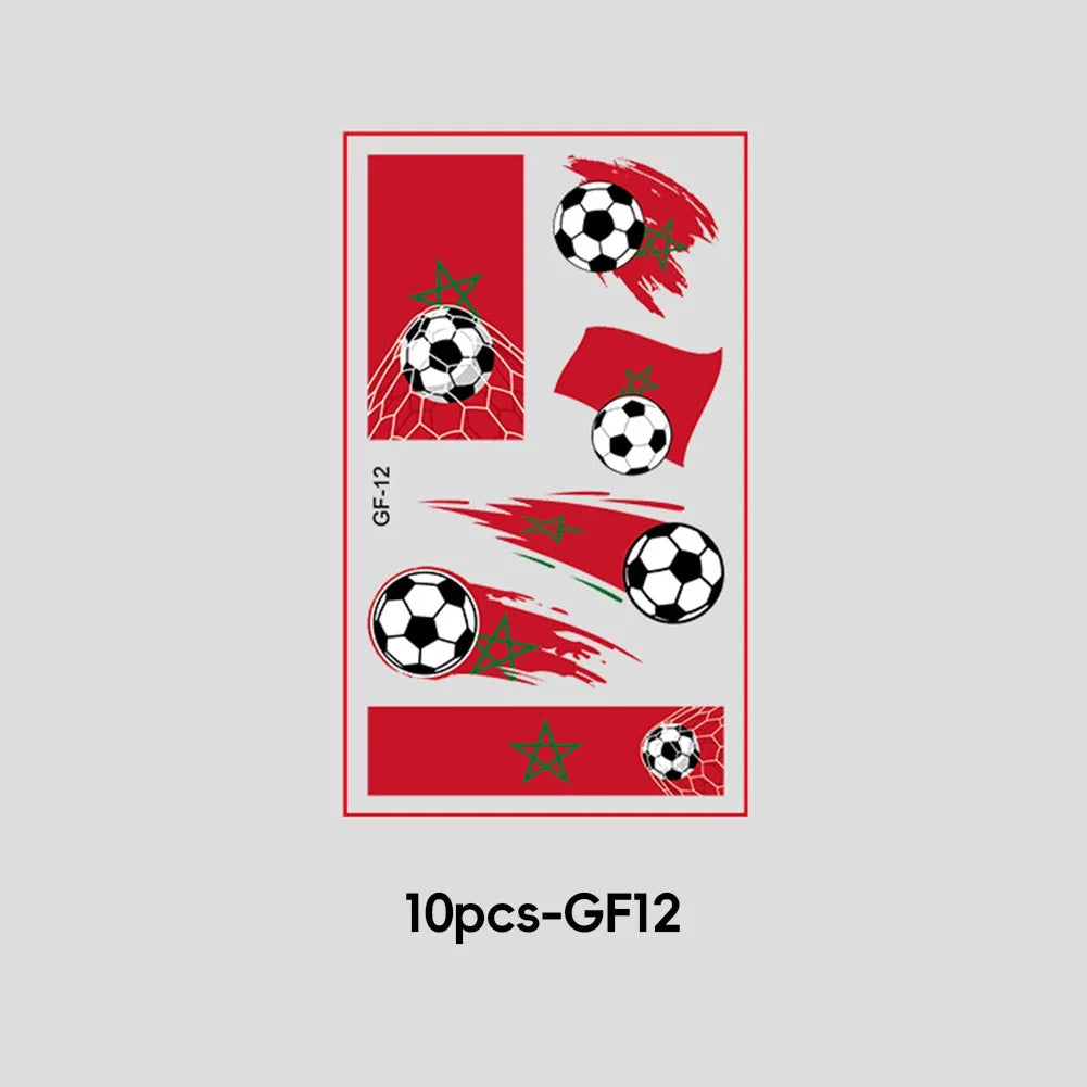2026 Football Fan National Flag Face Stickers - ملصقات وجه بأعلام الدول لمشجعي كرة القدم 2026