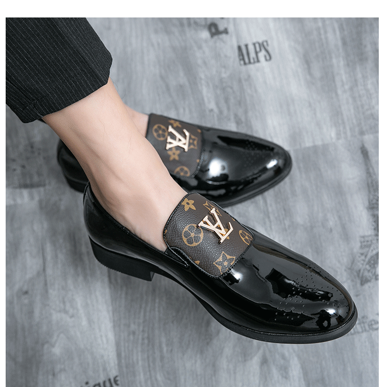 Men's Genuine Leather Tassel Loafers Black Formal Dress Shoes Slip-On Wedding Brogues 2025 Fashion Casual Loafers