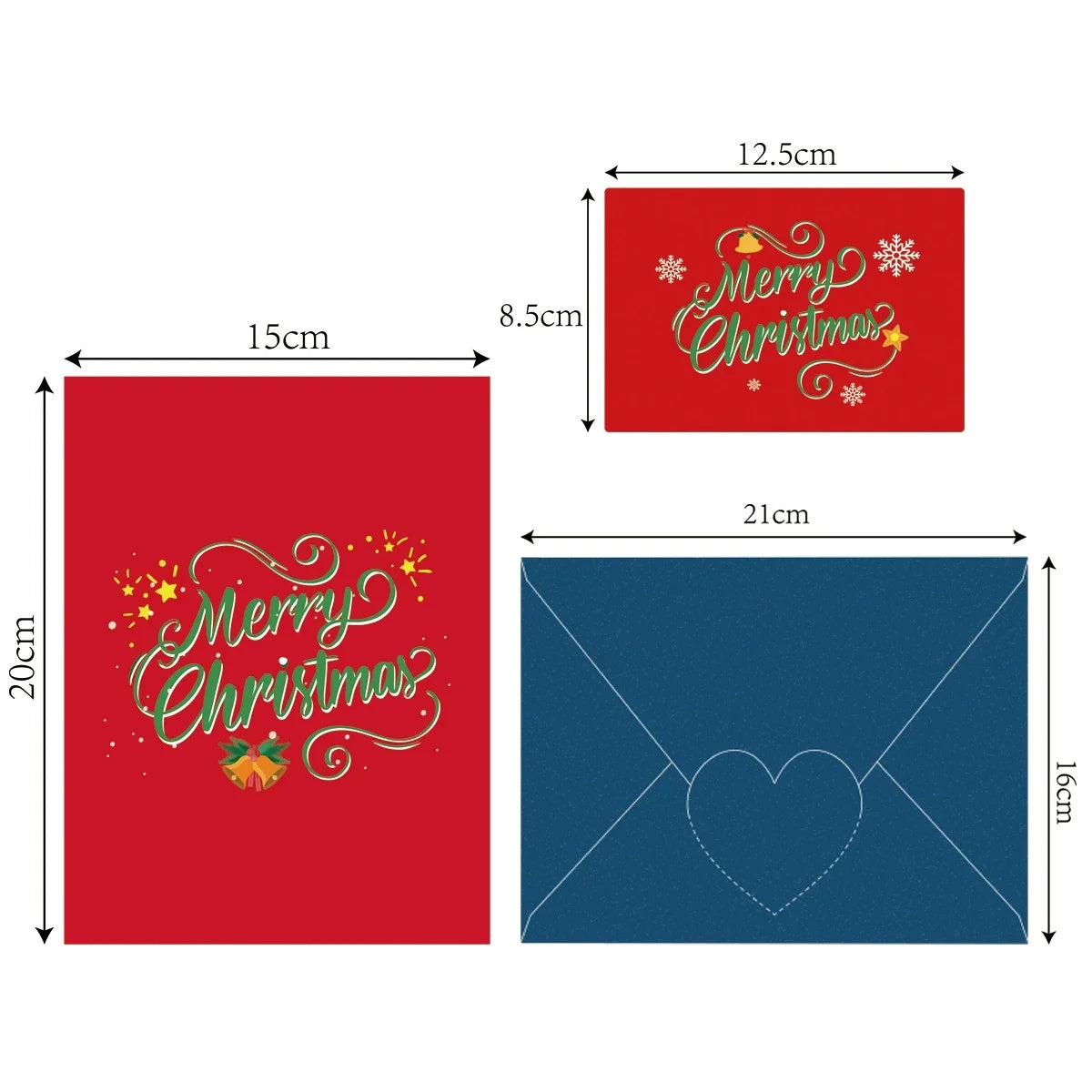 1PC Christmas Tree 3D Pop-Up Card Christmas Sparkling Fantasy Greeting Card Christmas Tree Blessing Gift Message Card