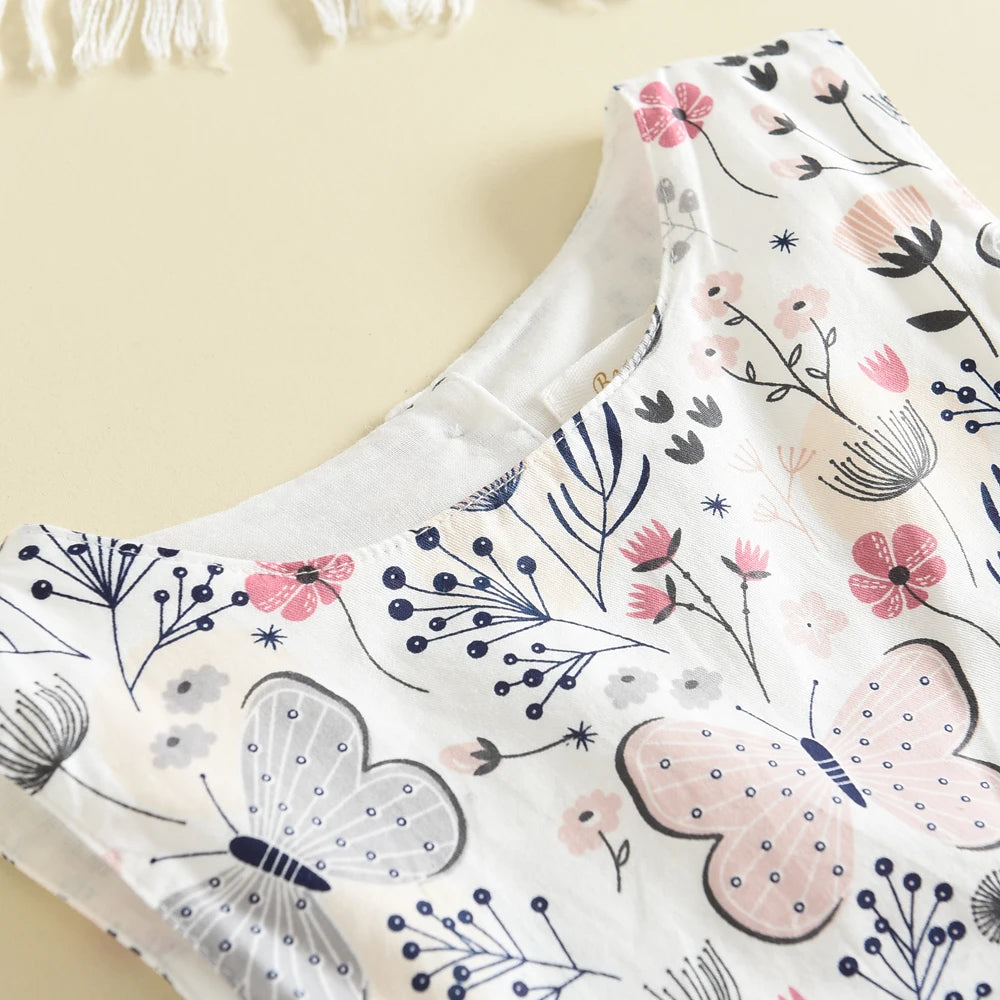 Melario Bow Girl Princess Dress New Summer Kid Girls Dress