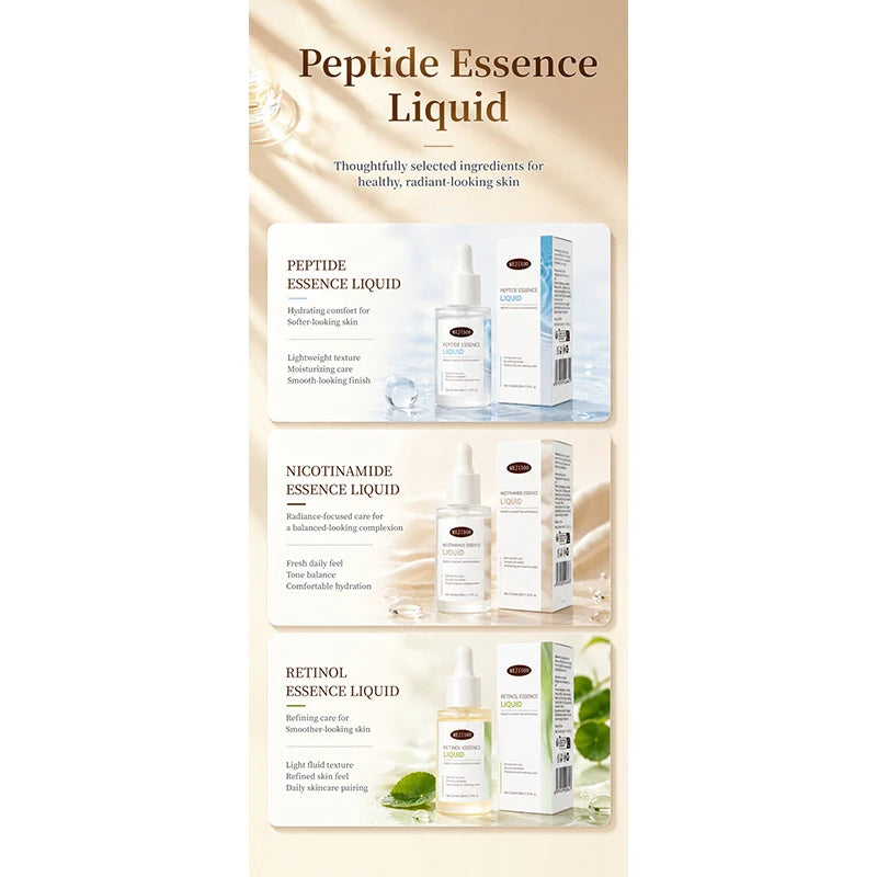 Retinol Nicotinamide Essence 30ml Centella Asiatica Gentle Repair And Moisturizing Soothing  Radiant Skin Daily Skin Care Serum