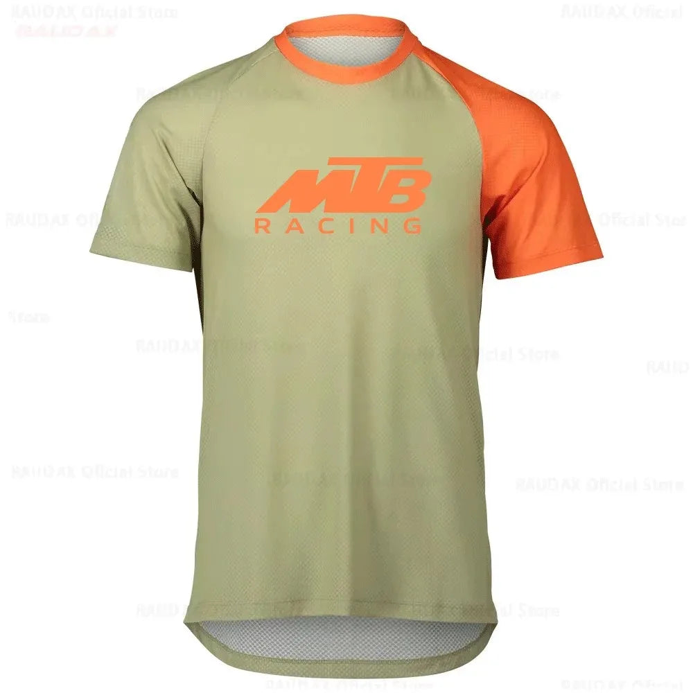 New Motocross Enduro Mountain Bike Riding T Shirt Quick Dry Cycling Jersey Suitable for Family Kids Adults Outdoor Sports
