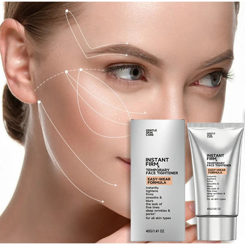 Instant Firm Facial Cream 40g Centella Asiatica Moisturizing Mild Calming Repair Cream Moisturize Hydrate Skincare With Brush