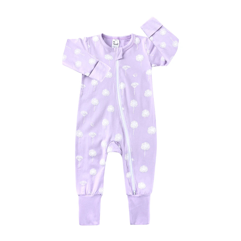 Spring Long Sleeve Baby Romper Newborn Jumpsuit Toddler Boy Girl Cotton Soft Onesie Pajamas Double Zipper Bodysuit Fall Clothes