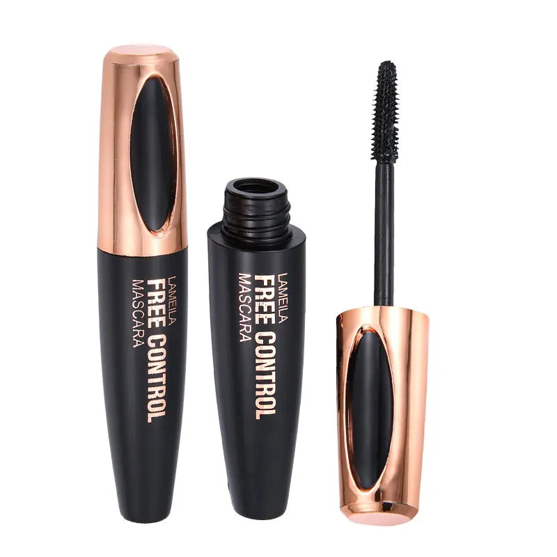 8d Silk Fiber Eyelash Mascara Waterproof Thick Lengthening MascaraCurling Long Black Extension