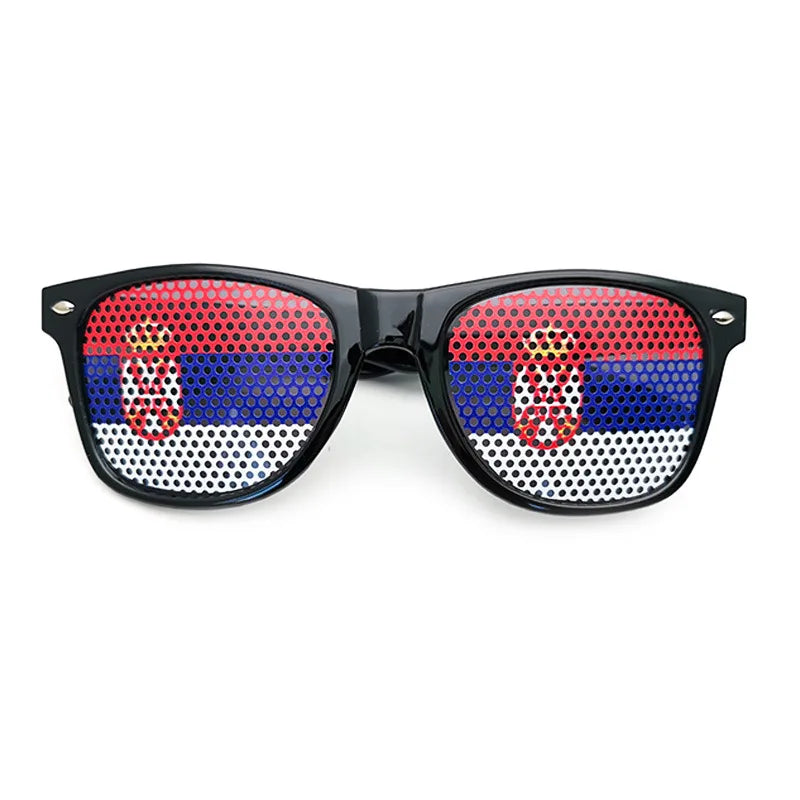 42 Countries Flag Fashion Sunglasses- نظارات شمسية بتصميم أعلام الدول