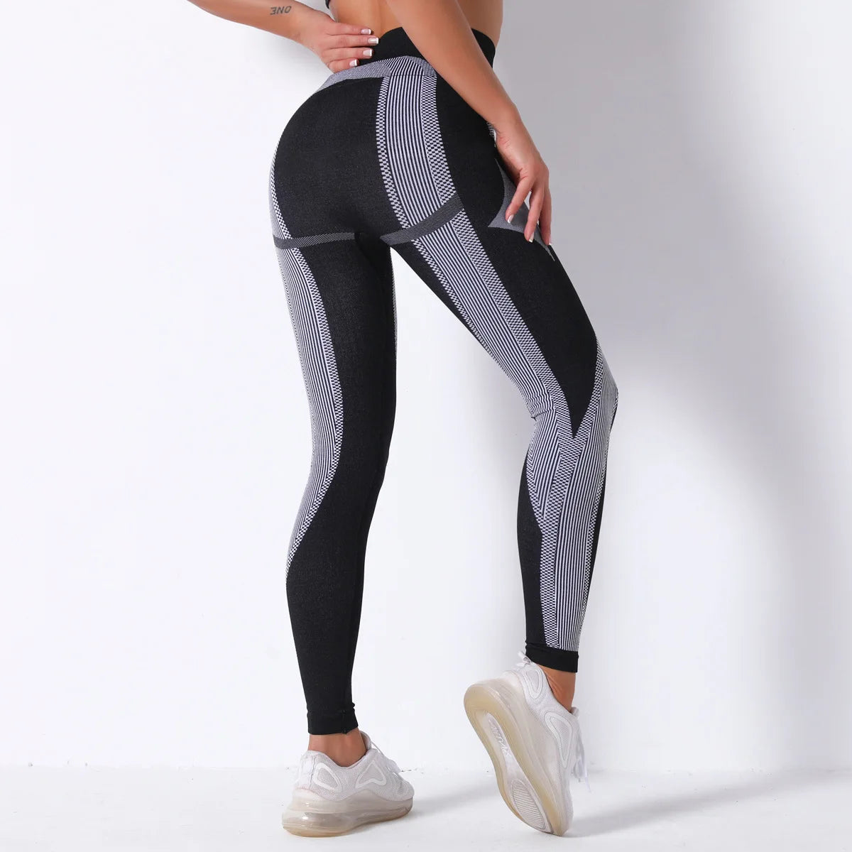 Clearance Items Quick-Dry Seamless Stripe Woman Yoga Pants Summer Breathable Running Gym Sports Fitness Pants Leggings