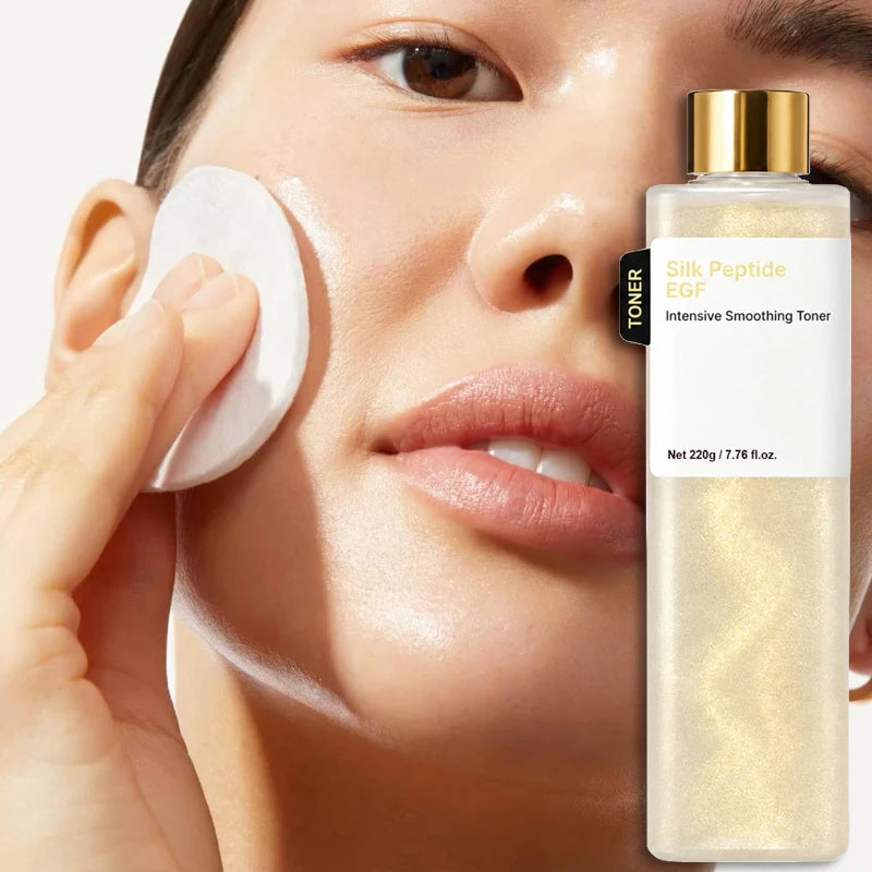 Silk Peptide EGF Intensive Smooth Facial Toner Moisturizing Soften The Skin Nourishing Revitalizing Skin Korea Skincare