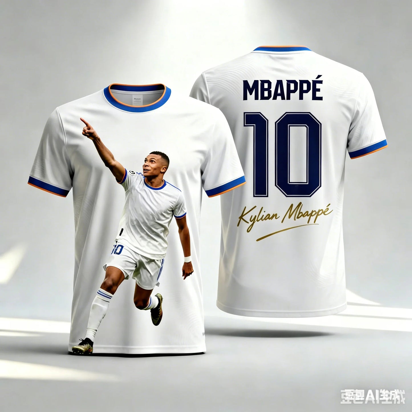 Summer Fashion Style Mbapp 3D Printed Soccer Jersey T Shirt Family Style for Adults Kids Outdoor Casual Breathable Short Sleeve