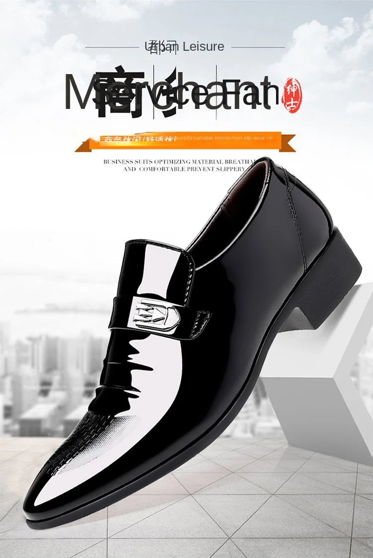 Brand New Leather Shoes Men Casual Business Shoes Office Work Shoes Men Party Wedding Oxford Pointed Toe Loafers