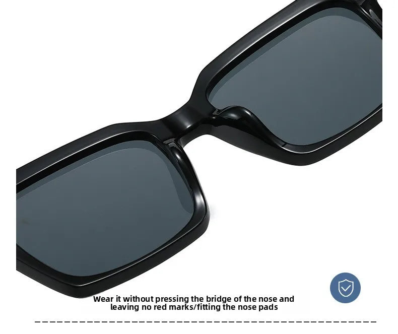 2025 Square Sunglasses for Men & Women – Neutral Leather Design