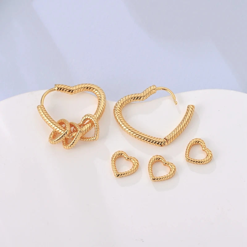 925 Silver Hoop Earring For Woman Rose Gold Yellow Pendientes Original Minimalist Earring Jewelry