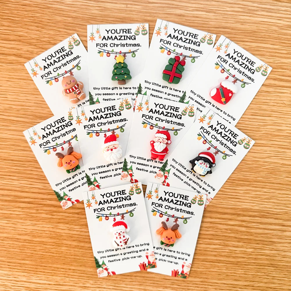 10pcs Christmas Pockets Hug Gifts With Cards, Perfect For Christmas Gifts, Gifts For Colleagues, Relatives, And Other Gatherings