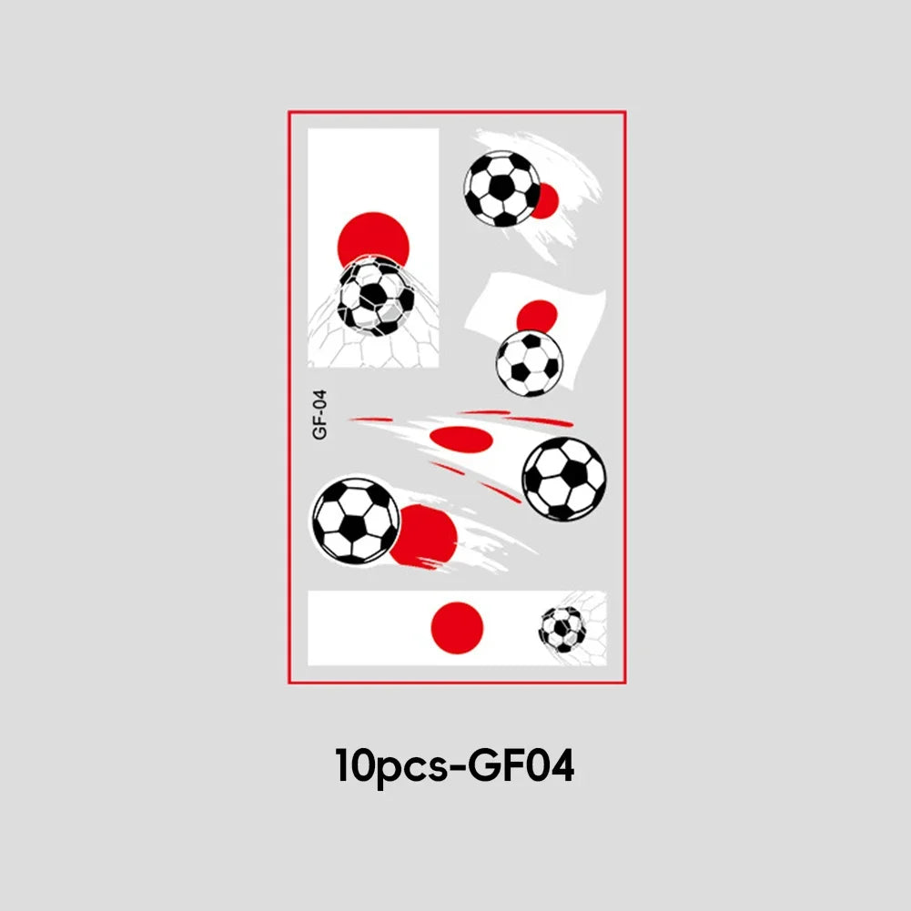 2026 Football Fan National Flag Face Stickers - ملصقات وجه بأعلام الدول لمشجعي كرة القدم 2026