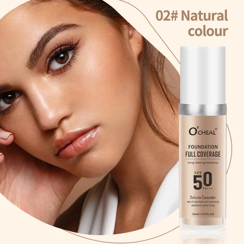 Color Changing Liquid Foundation Concealer Face Base Primer Cosmetics Long-Lasting,Moisturizing BB Cream Base Make-up for women