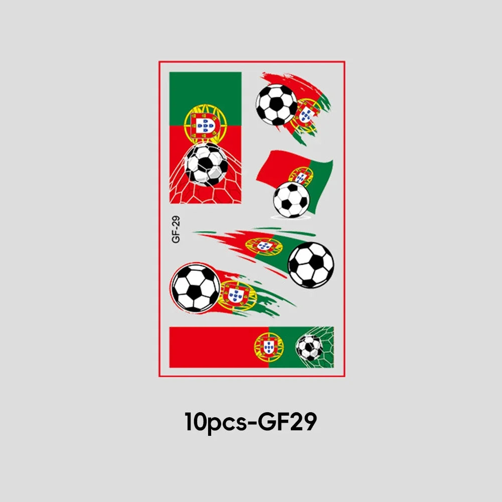 2026 Football Fan National Flag Face Stickers - ملصقات وجه بأعلام الدول لمشجعي كرة القدم 2026