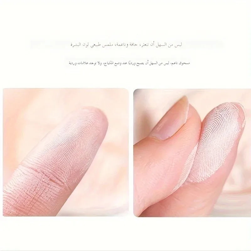 Weightless Silky Loose Powder Foundation for Fresh Base Makeup Mattifying All-Day Touch-Up Cosmetic Accessory