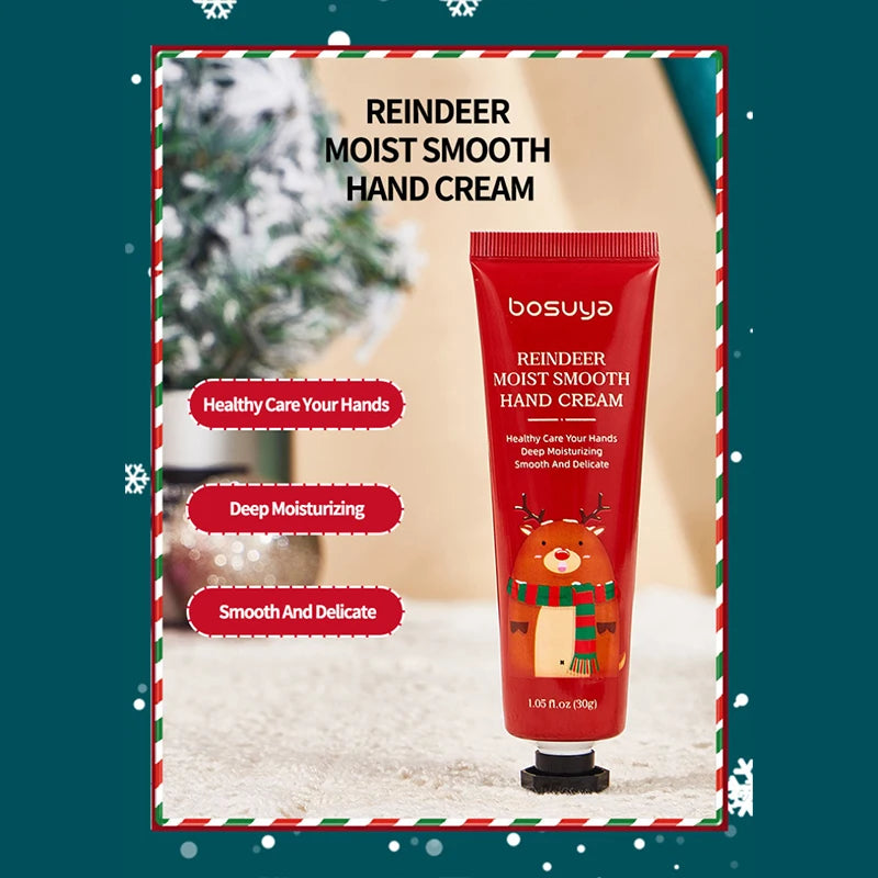 Vitamin E Avocado Moisturizing Hand Cream Christmas Hand Cream Sachet Set Hydrate Non‑greasy For Dry Skin Holiday Gift
