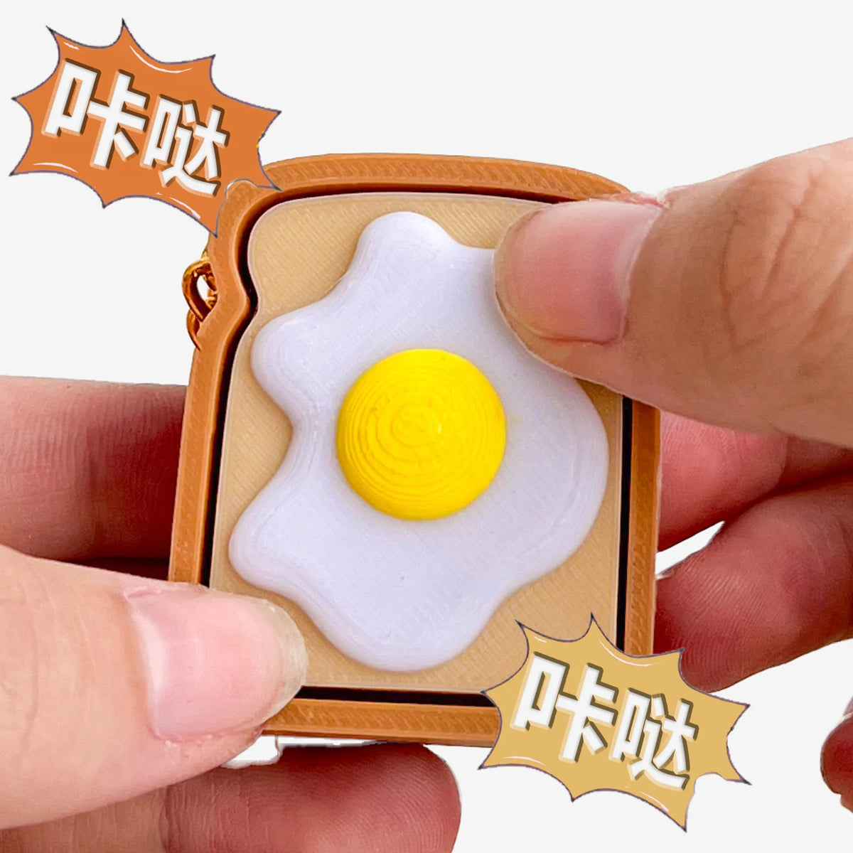 ZAKOL Mini 3D Printed Mushroom Turtle Clicker Keycap Press Decompressor Fingertip Stress Toys Fun Creative Toys Gifts