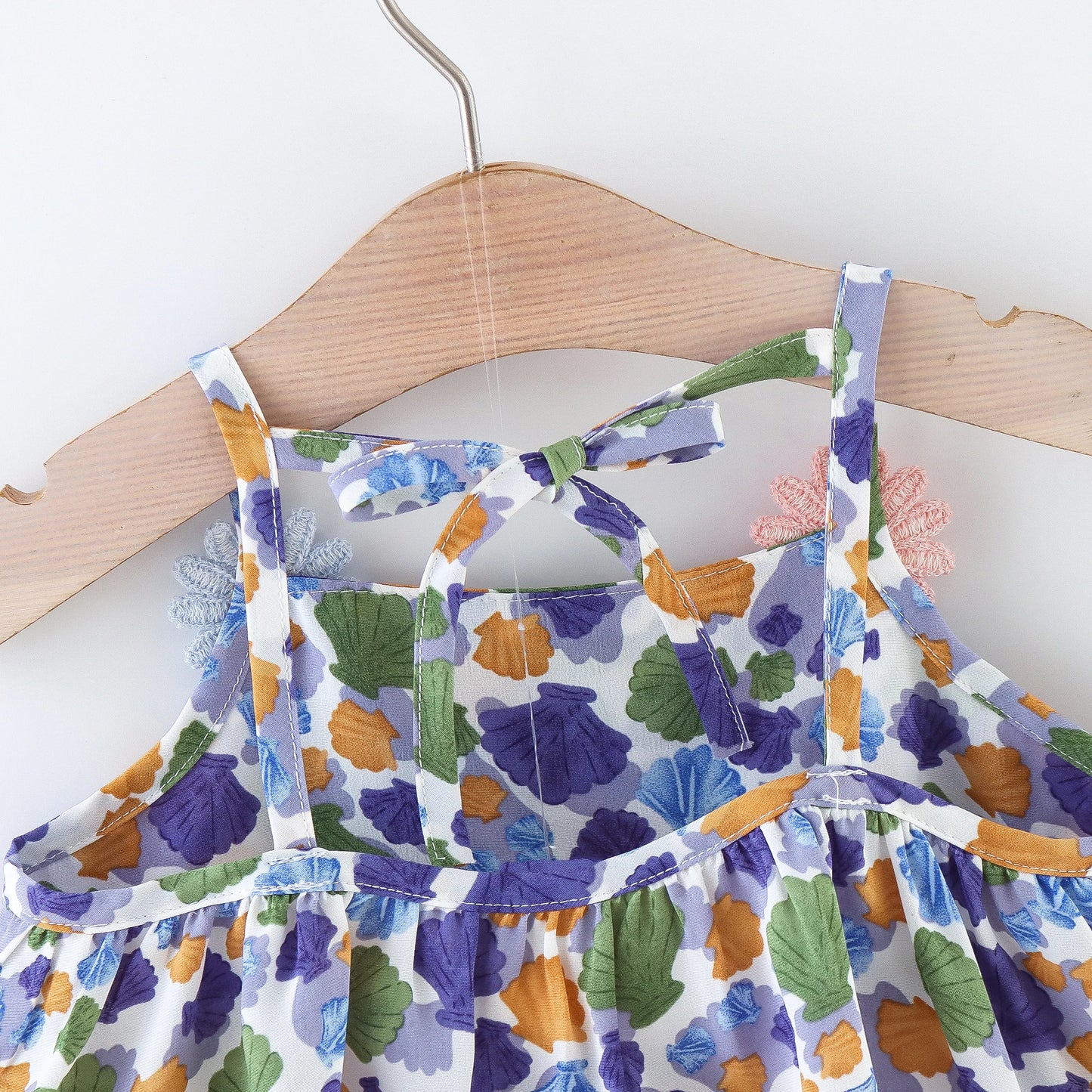 Summer 2-piece/set baby girl suspender set baby girl cartoon colored