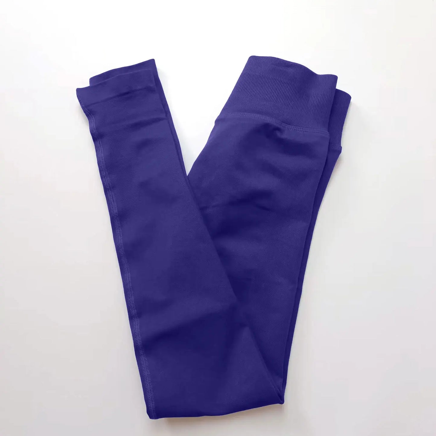 Seamless Impact Scrunch Leggings – High Support Yoga & Gym