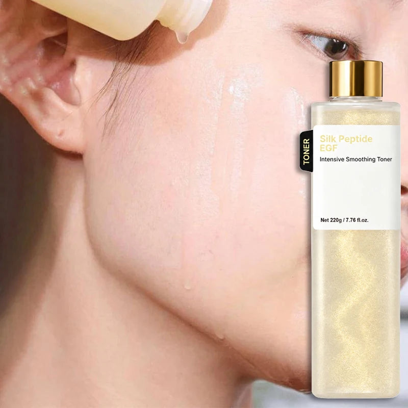 Silk Peptide EGF Intensive Smooth Facial Toner Moisturizing Soften The Skin Nourishing Revitalizing Skin Korea Skincare