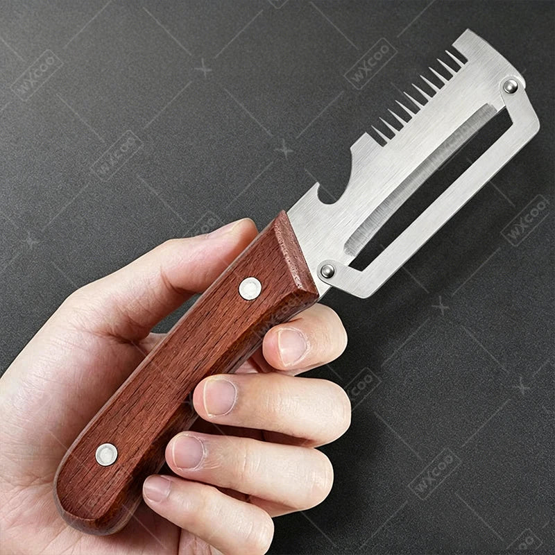 WXCOO Multi-Function Stainless Steel Kitchen Peeler