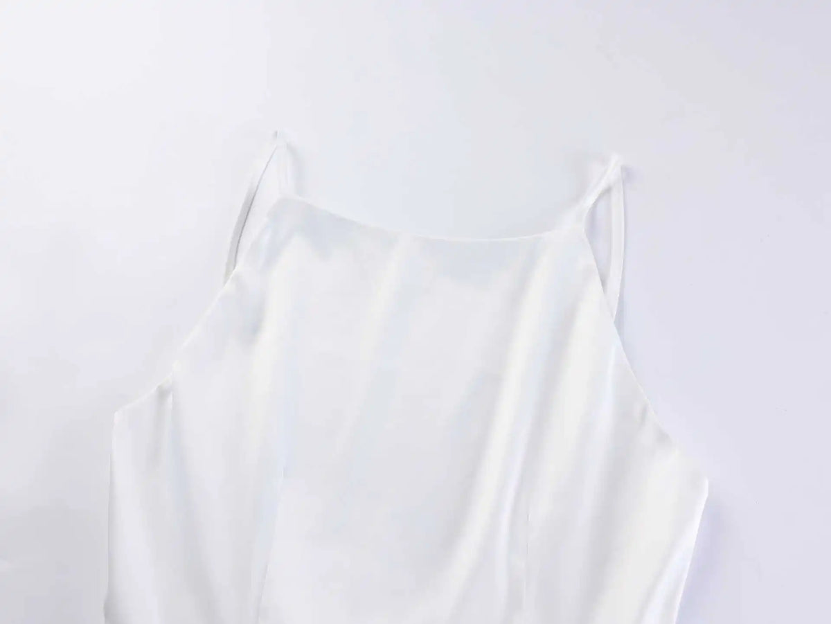 Elegant Satin Ribbons Cape Party Dress Women's Sexy Backless Solid Slim Ruffle Mini Dresses Female 2026 Evening Birthday Club Go