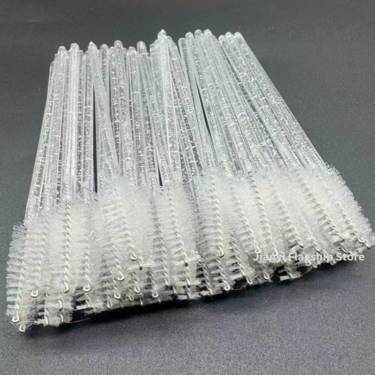 Disposable Crystal Eyelashes Brush Comb 50Pcs Eye Lashes Extension Mascara Wands Makeup Professional Makeup Beauty Tool