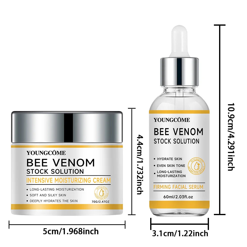 Bee Venom Wrinkles Remover Face Cream Venom Serum Tighten Firming Lifting Anti Aging Moisturizing Whitening Repair Skin Care new