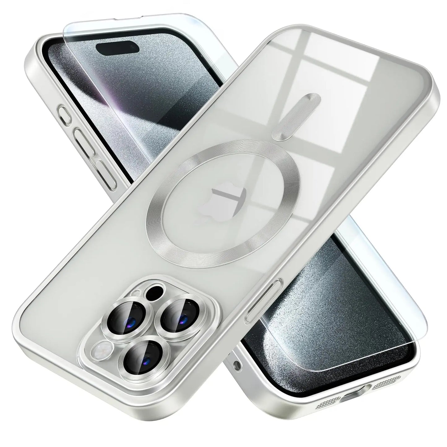 Luxury Transparent MagSafe Case for iPhone