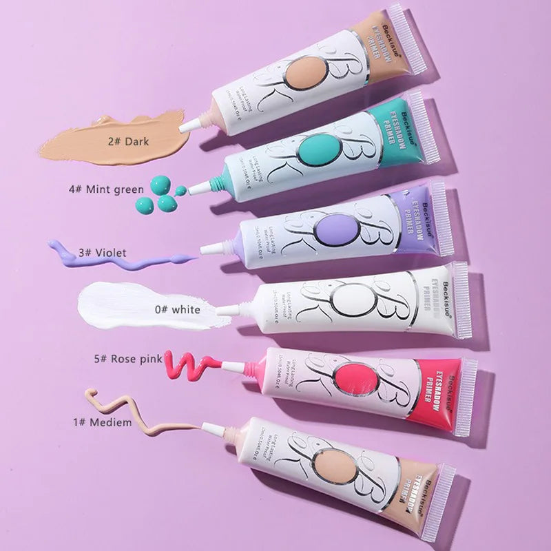 White Dark Eye Shadow Base Cream Eye Concealer Easy To Color Base Makeup 24 Hours Makeup Waterproof Matte Eyeshadow Primer