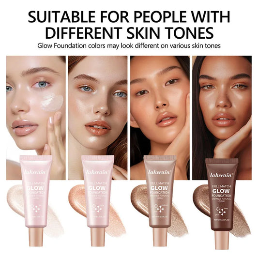 Gloss Liquid Foundation Lasting Concealer Full Coverage BB Cream Face Highlighter Corrector High Coverage Base Makeup Cosmetics
