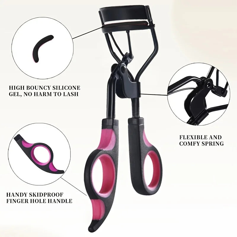 1/4pcs Woman Eyelash Curler with Comb Tweezers for False Eyelashes Cosmetic Clip Lash Curler Lash Lift Beauty