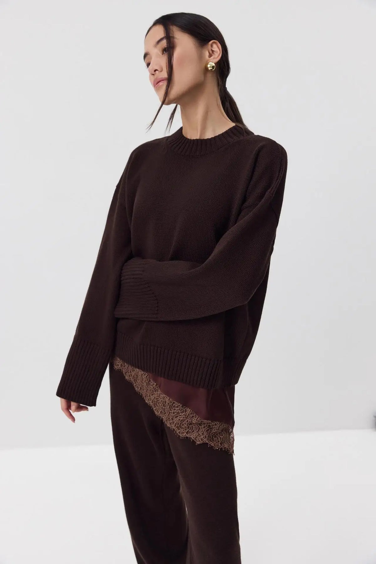 Women's Casual Solid Cotton Pullovers O-Neck Long Sleeve Warm Loose Knitted Top Female Autumn Winter Basic Soft Sweater