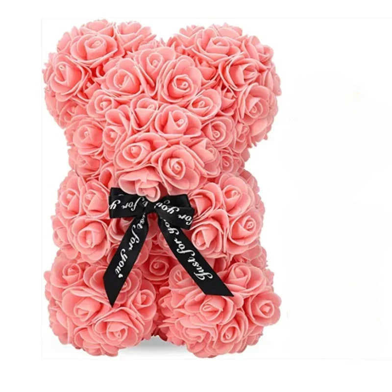 Eternal Rose Teddy Bear – Gift & Decor
