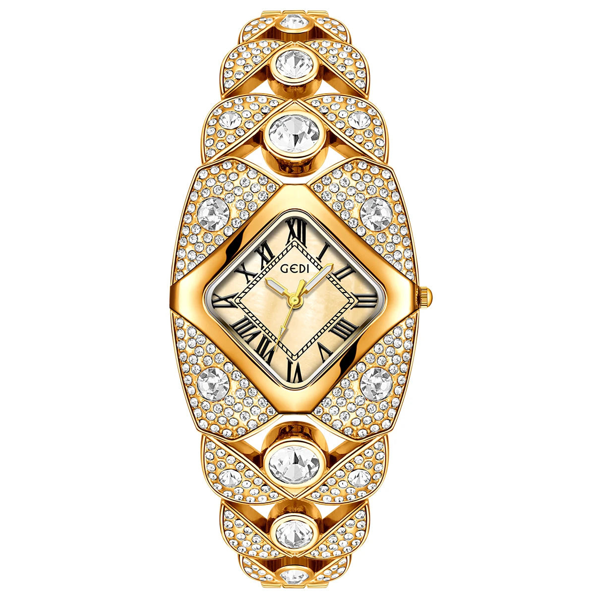 2026 New Light Luxury Diamond Bracelet Women’s Watch – Square Design