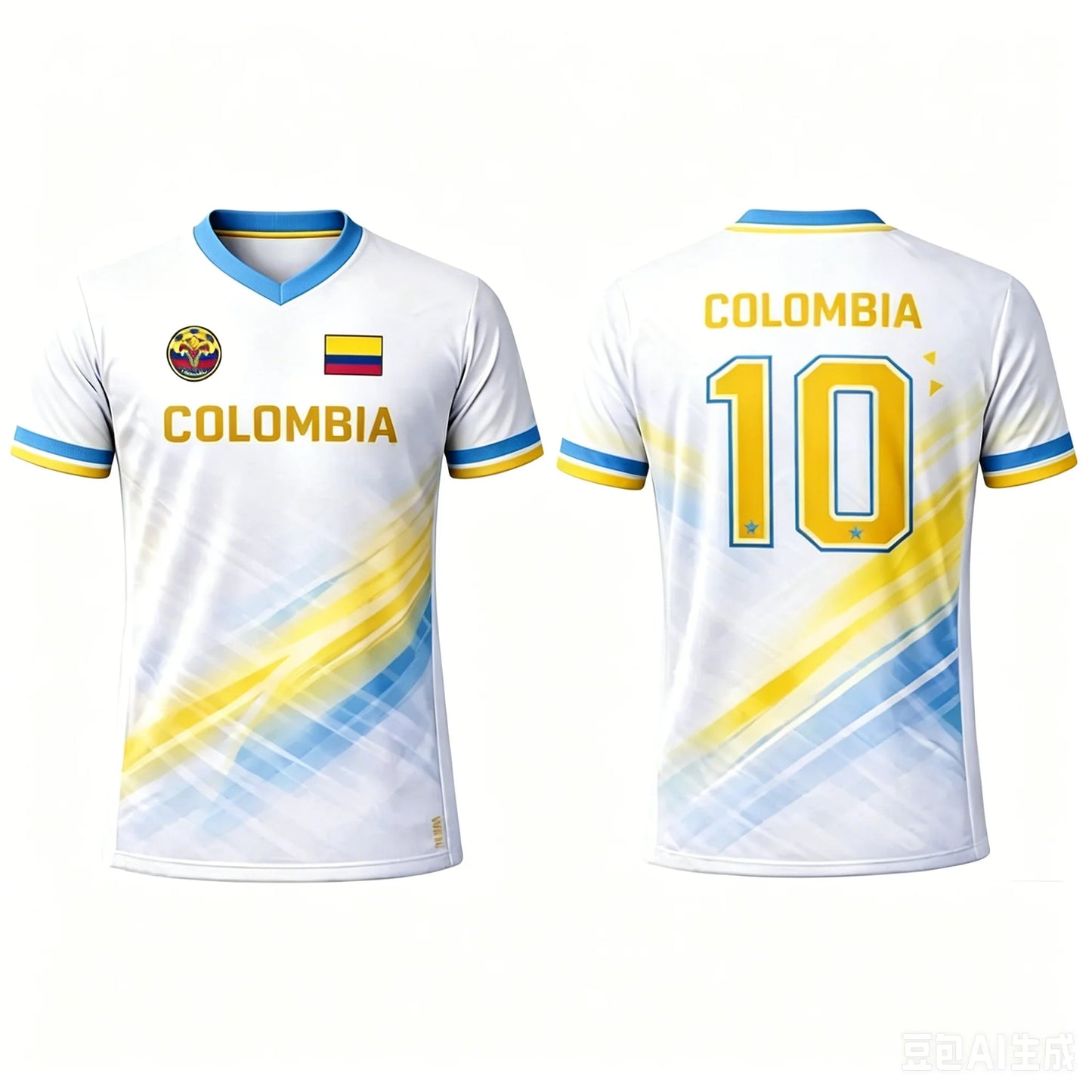 Summer Colombia Flag 3D Printed Soccer Jersey T Shirt Breathable Quick Dry Family Style for Kids Adults Outdoor Training Sports