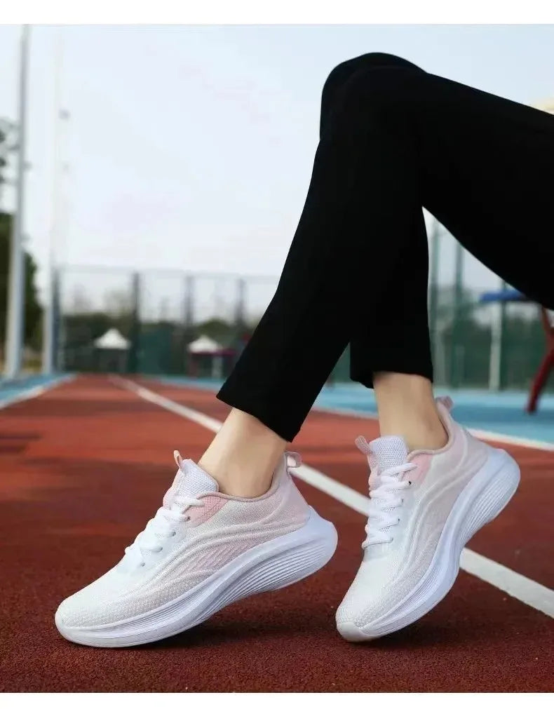2024 Women’s Fashion Sneakers – Breathable Anti-Slip Running & Hiking Shoes | حذاء رياضي نسائي 2024 – شباشب تنفس مريحة مانعة للانزلاق للجري والمشي