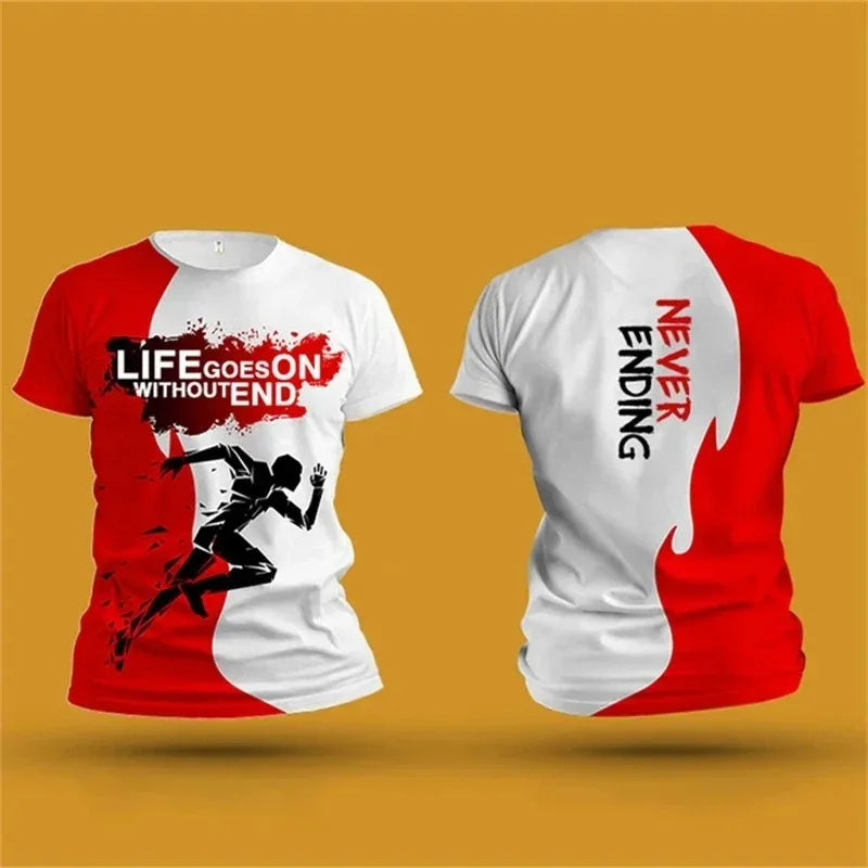 2026 Outdoor Sports Short Sleeve Top Summer Sports T Shirt Family Style Adults Kids Tee Unisex for Fitness Running  T Shirt