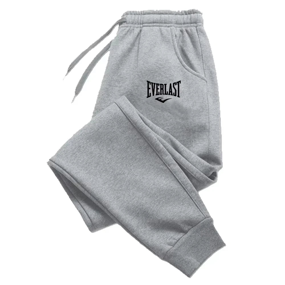 New Printed Pants EVERLAST Men Women Running Pants Joggers Sweatpant Sport Casual Trousers Fitness Gym Breathable Pants WK0043