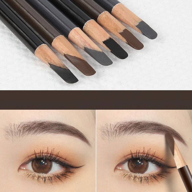 Hard core machete eyebrow pencil, designed for makeup artists, with long-lasting and distinct lines